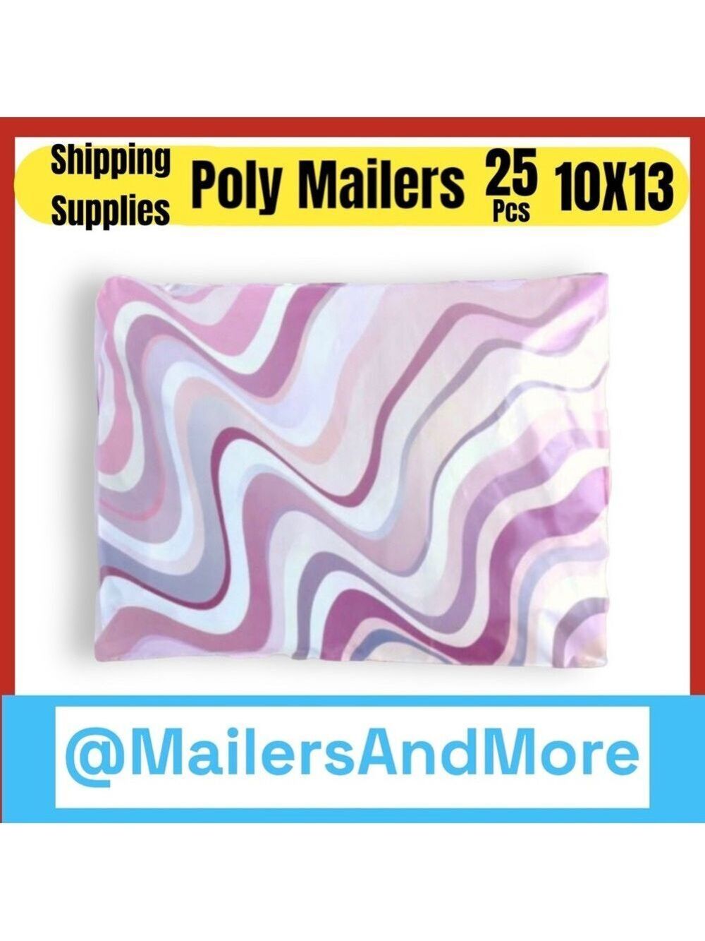 25 10X13 Poly Mailers Abstract Swirl PRICE IS FIRM HOST PICK - Picture 4 of 11